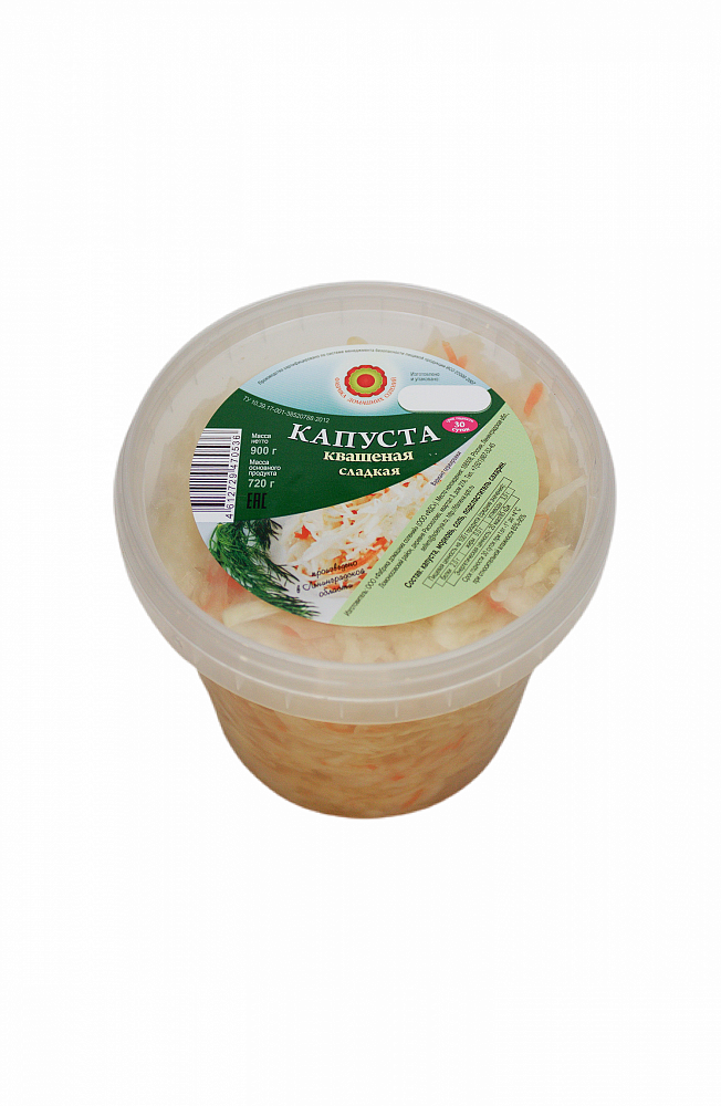 Капуста квашенная сладкая 450 гр. Рассколово