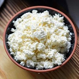 Творог 9% фермерский рассыпчатый  250 гр. Халяль