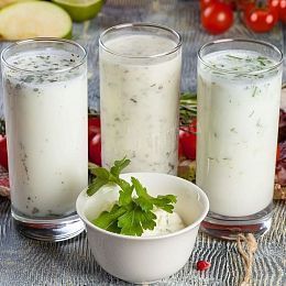 Айран с зеленью 1л. Халяль