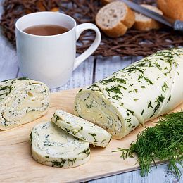 Рулет из Сулугуни с Рикоттой и укропом.Разбегаево