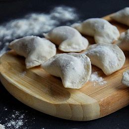 Вареники с картошкой. Дер.Матокса