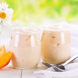 Йогурт с персиком  3,2% 250 мл.  Халяль