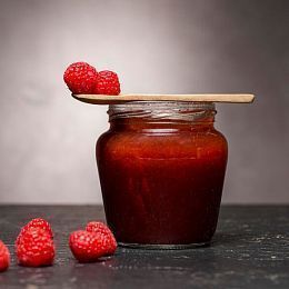 Малина свежая взбитая